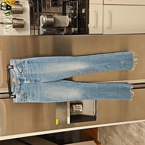 💕MOTHER💕 The Insider Sneak Fray Jeans ~ Love On The Beat 31 NWOT - Picture 12 of 16